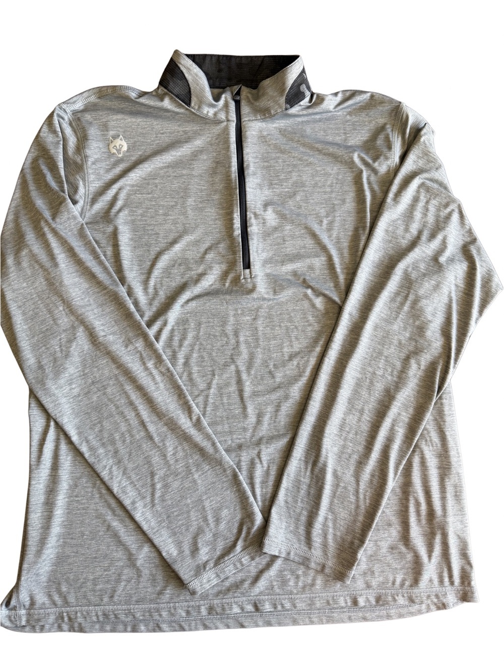 Greyson Guide Sport 1/4 Zip Pullover XXL Gray Camo Collar Golf Performance